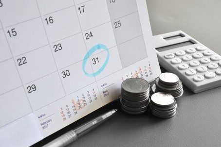 Accountant verify and review payment of Expense to Vendor and supplier of financial Business / Bookkeeping / Due date  / Money / Accountancy Concept.